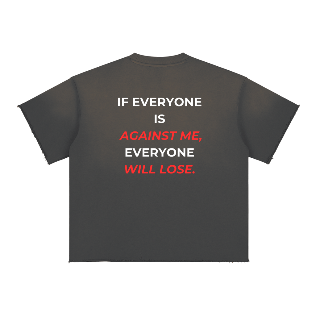 Sun Fade Raw Edge T-Shirt