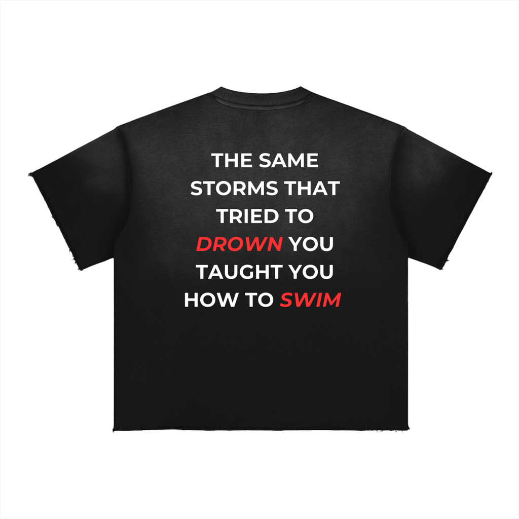 Sun Fade Raw Edge T-Shirt