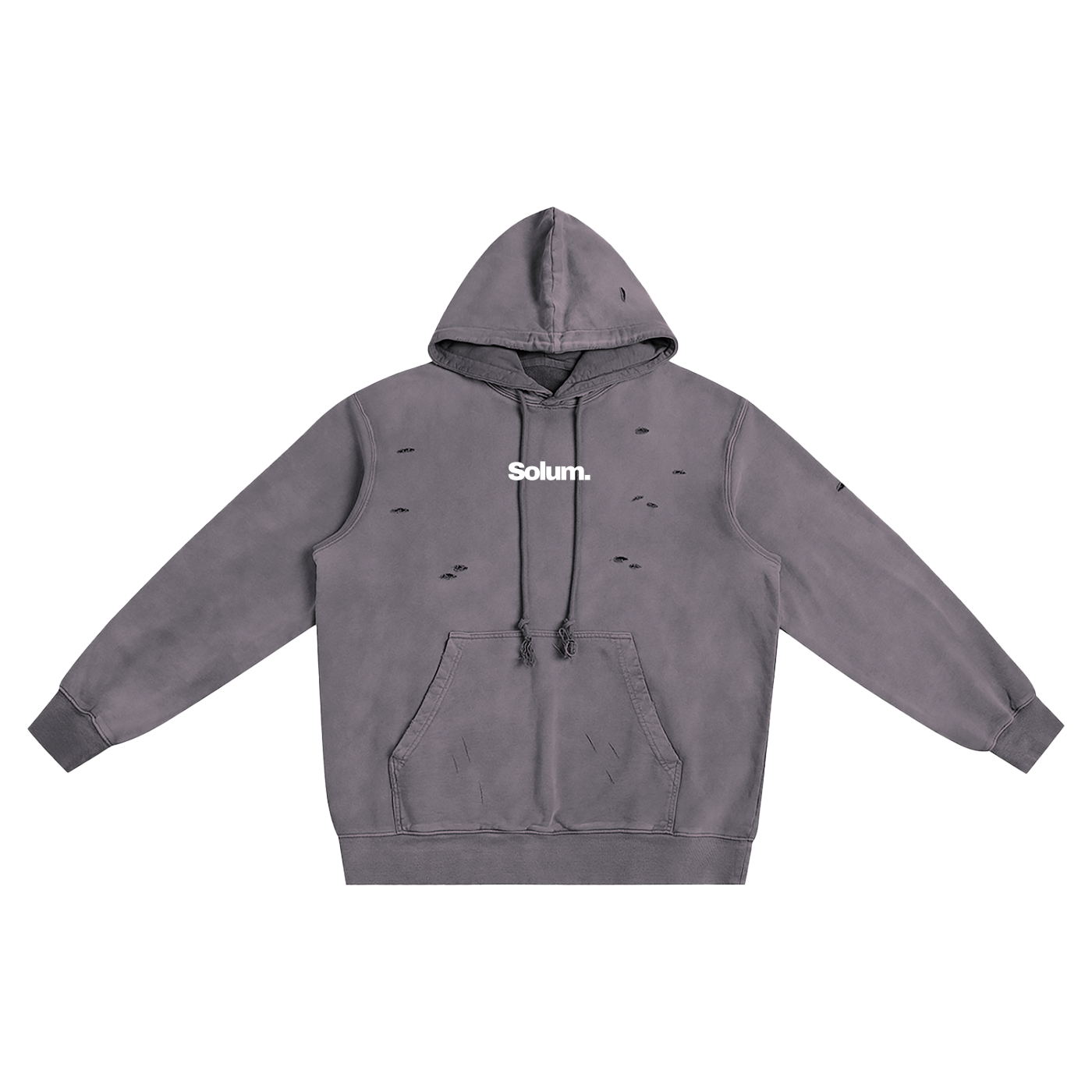Distressed Vintage Wash Hoodie