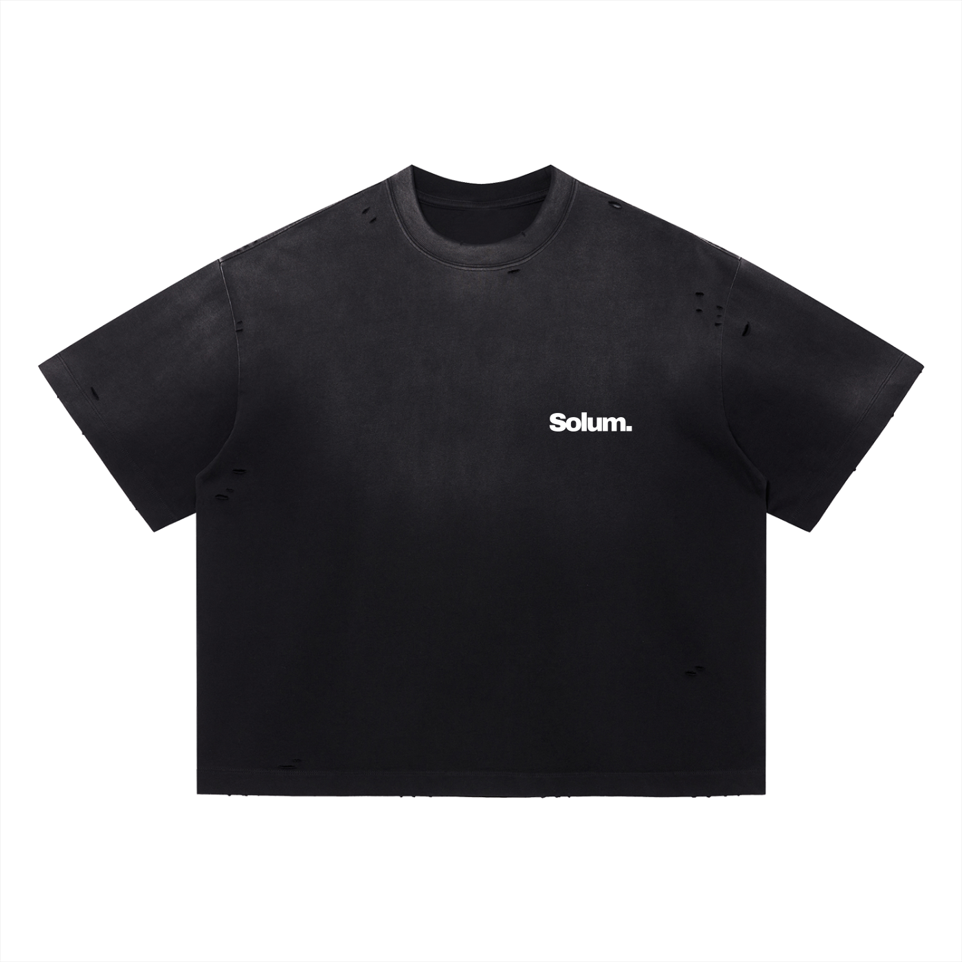 Vintage Washed Distressed Boxy Oversized T-Shirt