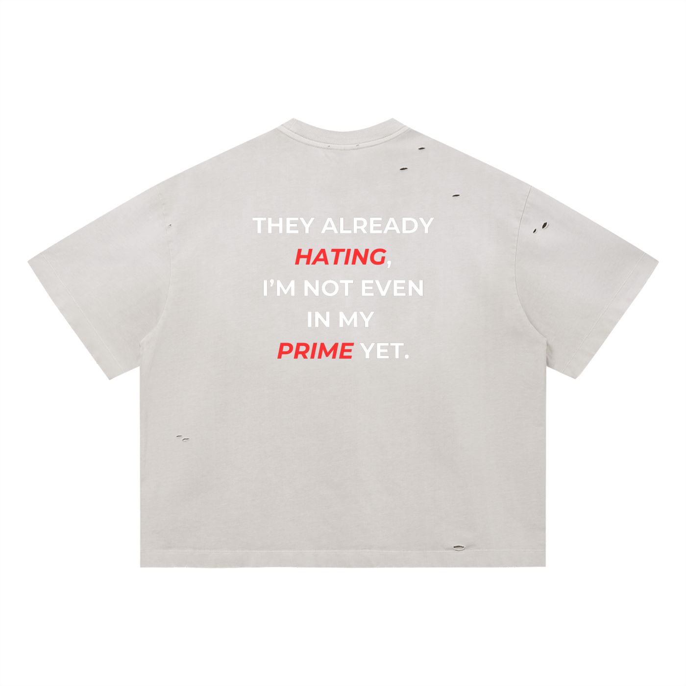 Vintage Washed Distressed Boxy Oversized T-Shirt