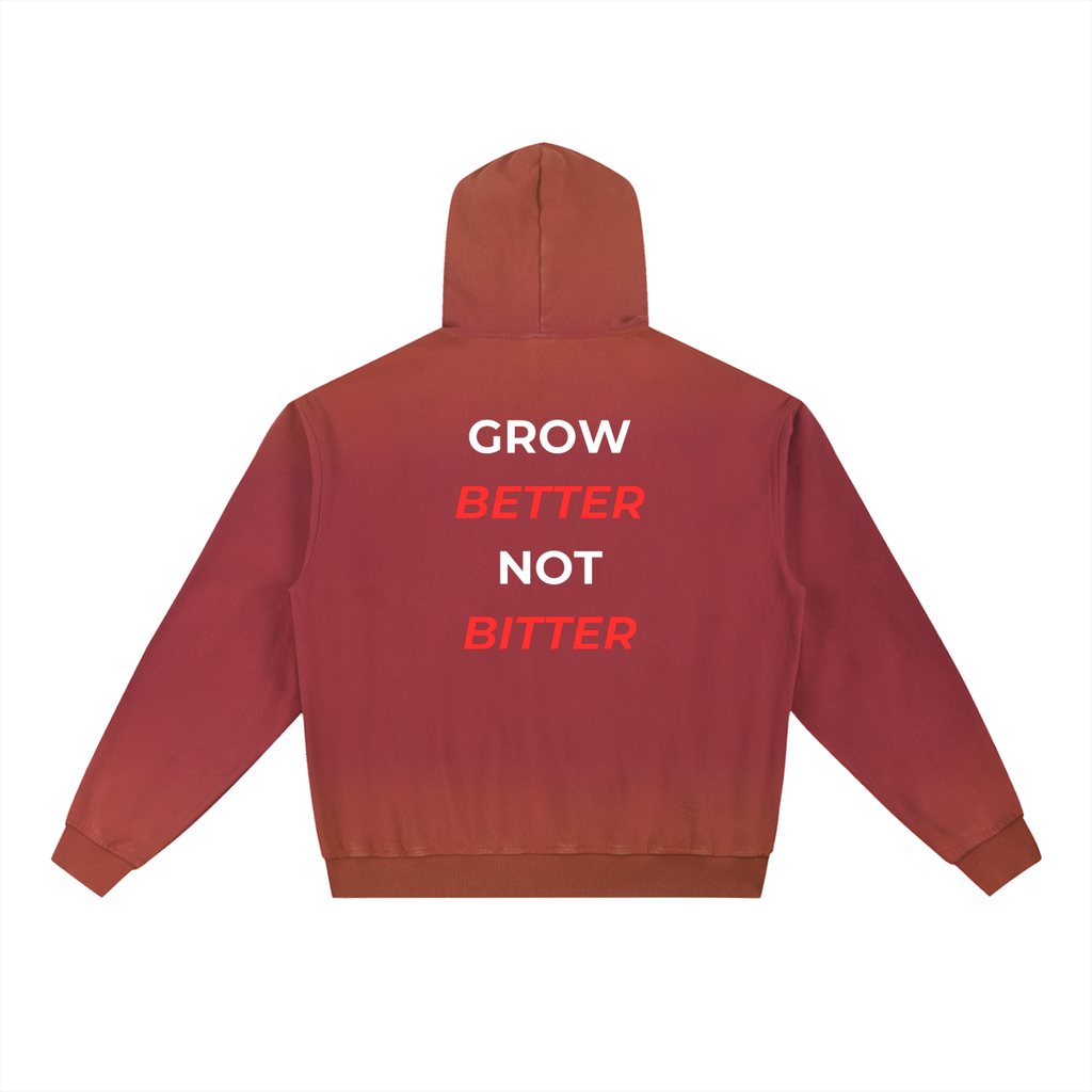 Vintage Washed Gradient Fleece Hoodie