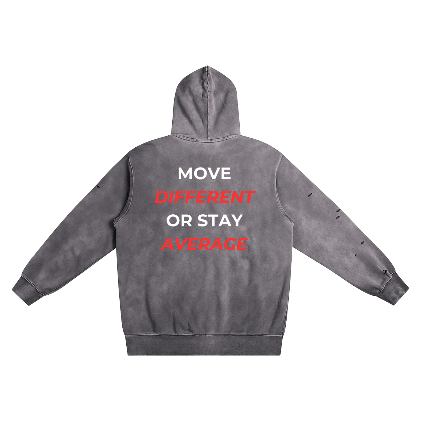 Distressed Vintage Wash Hoodie