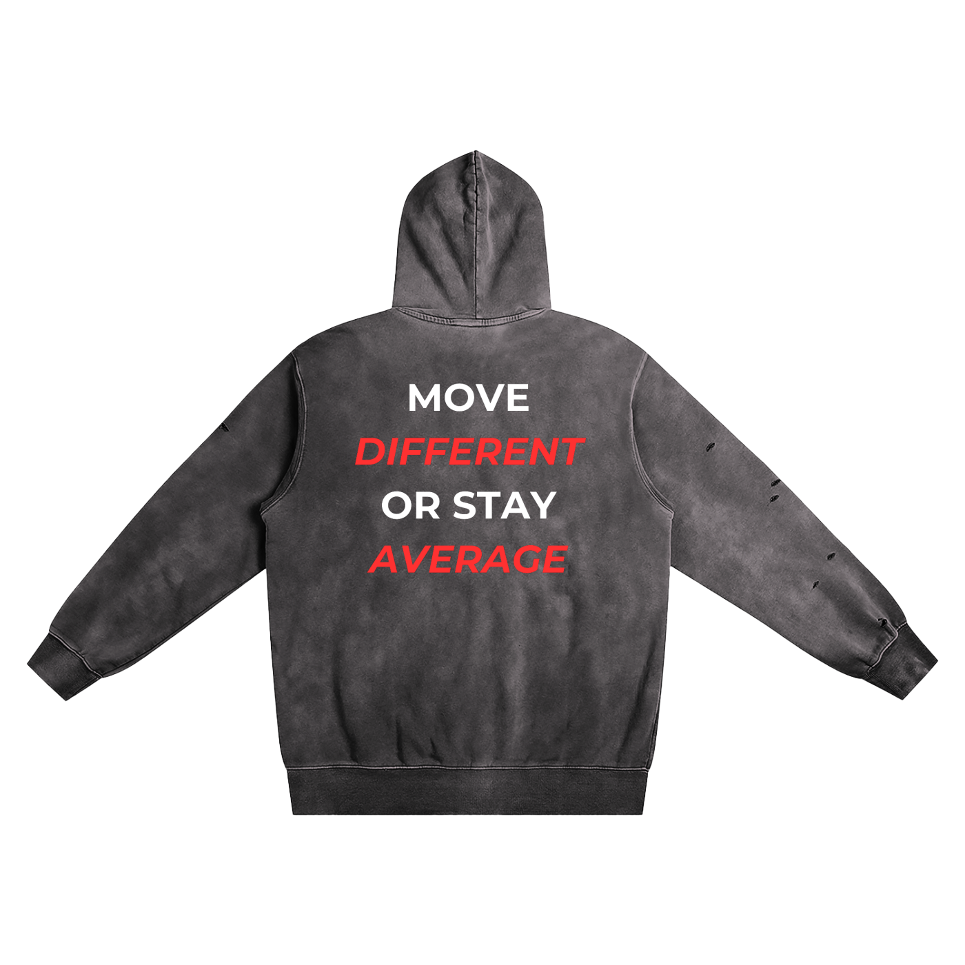 Distressed Vintage Wash Hoodie