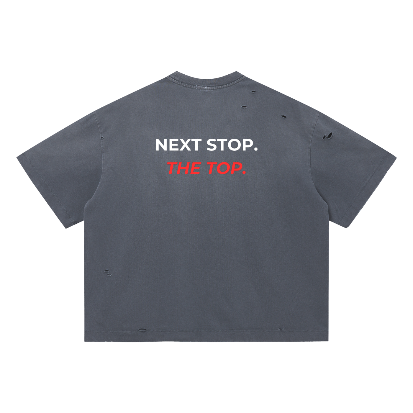 Vintage Washed Distressed Boxy Oversized T-Shirt