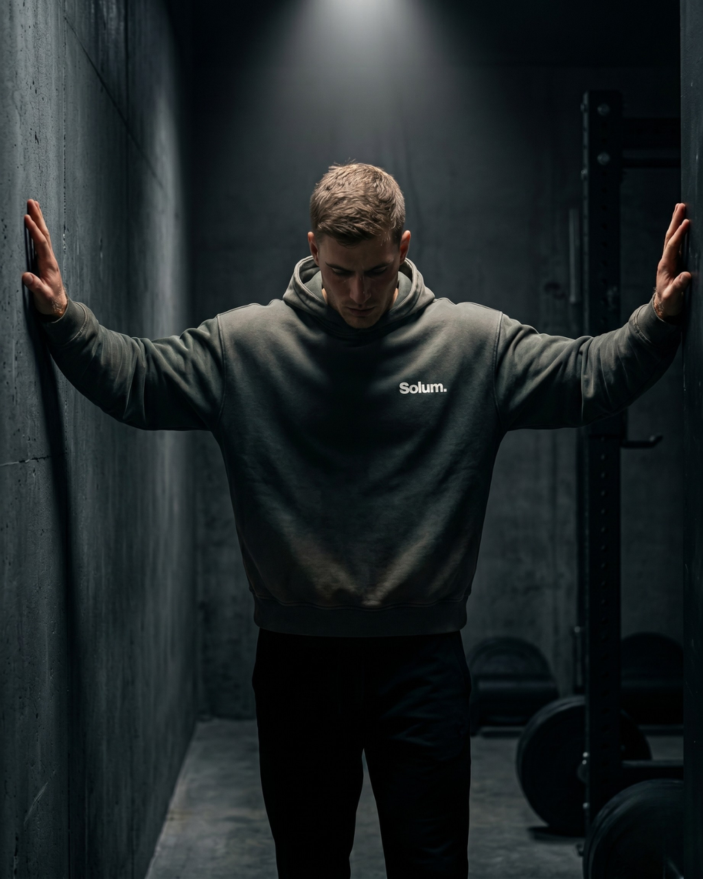 Vintage Washed Gradient Fleece Hoodie