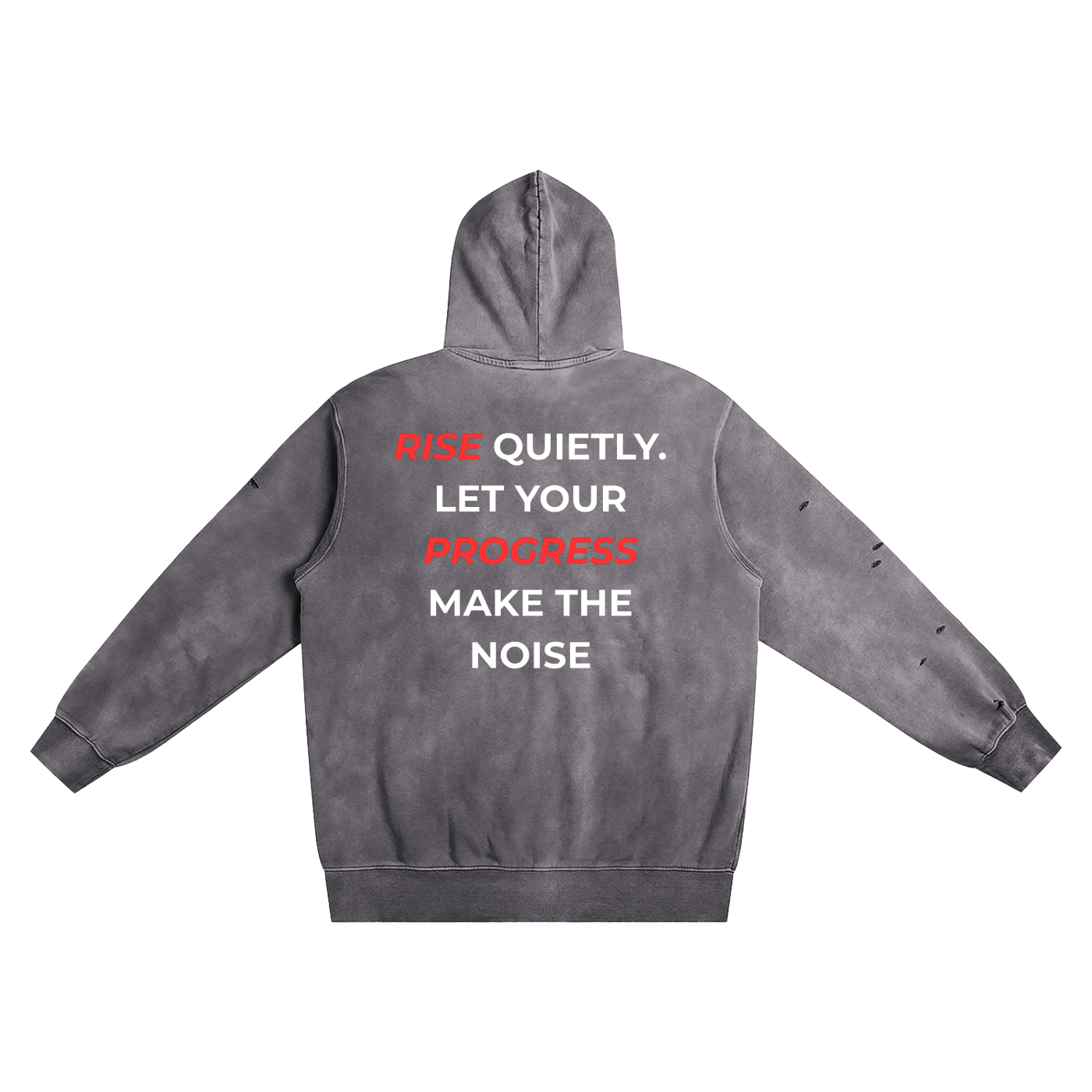 Distressed Vintage Wash Hoodie
