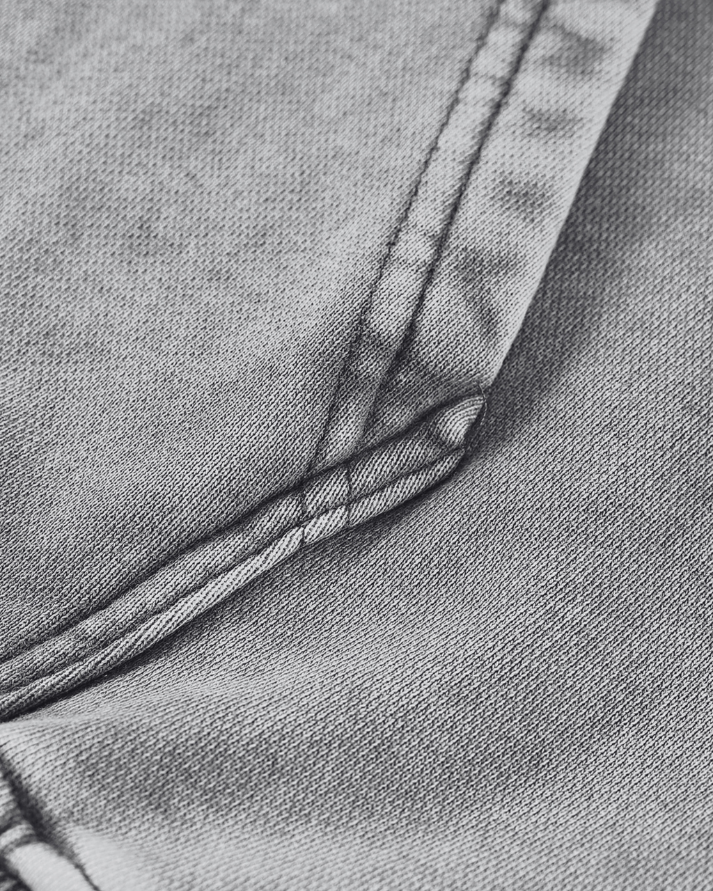 Snow Washed Loose Cotton Hoodie