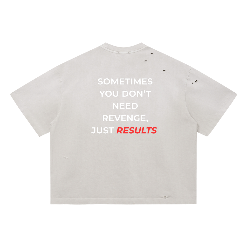 Vintage Washed Distressed Boxy Oversized T-Shirt