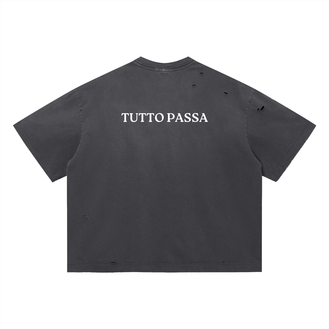 Vintage Washed Distressed Boxy Oversized T-Shirt