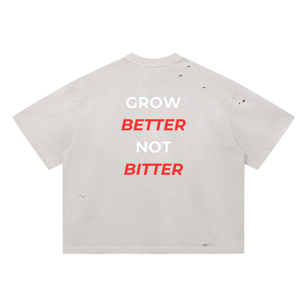 Vintage Washed Distressed Boxy Oversized T-Shirt