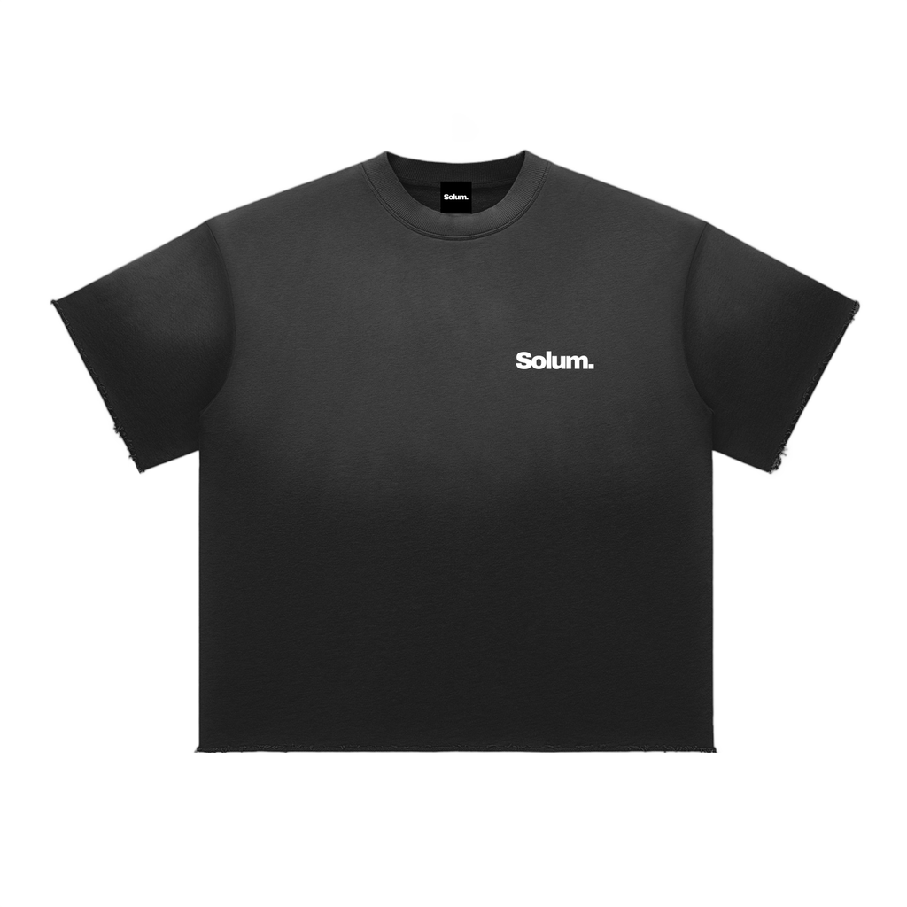 Sun Fade Raw Edge T-Shirt