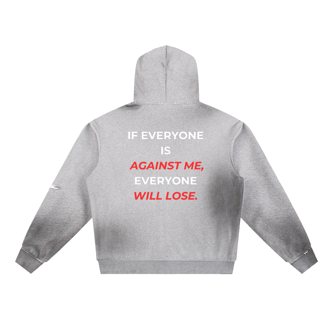 Sun Fade Frayed Fleece Hoodie