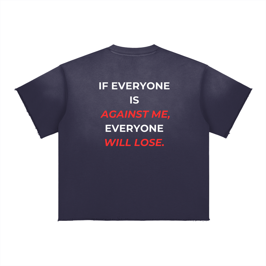 Sun Fade Raw Edge T-Shirt