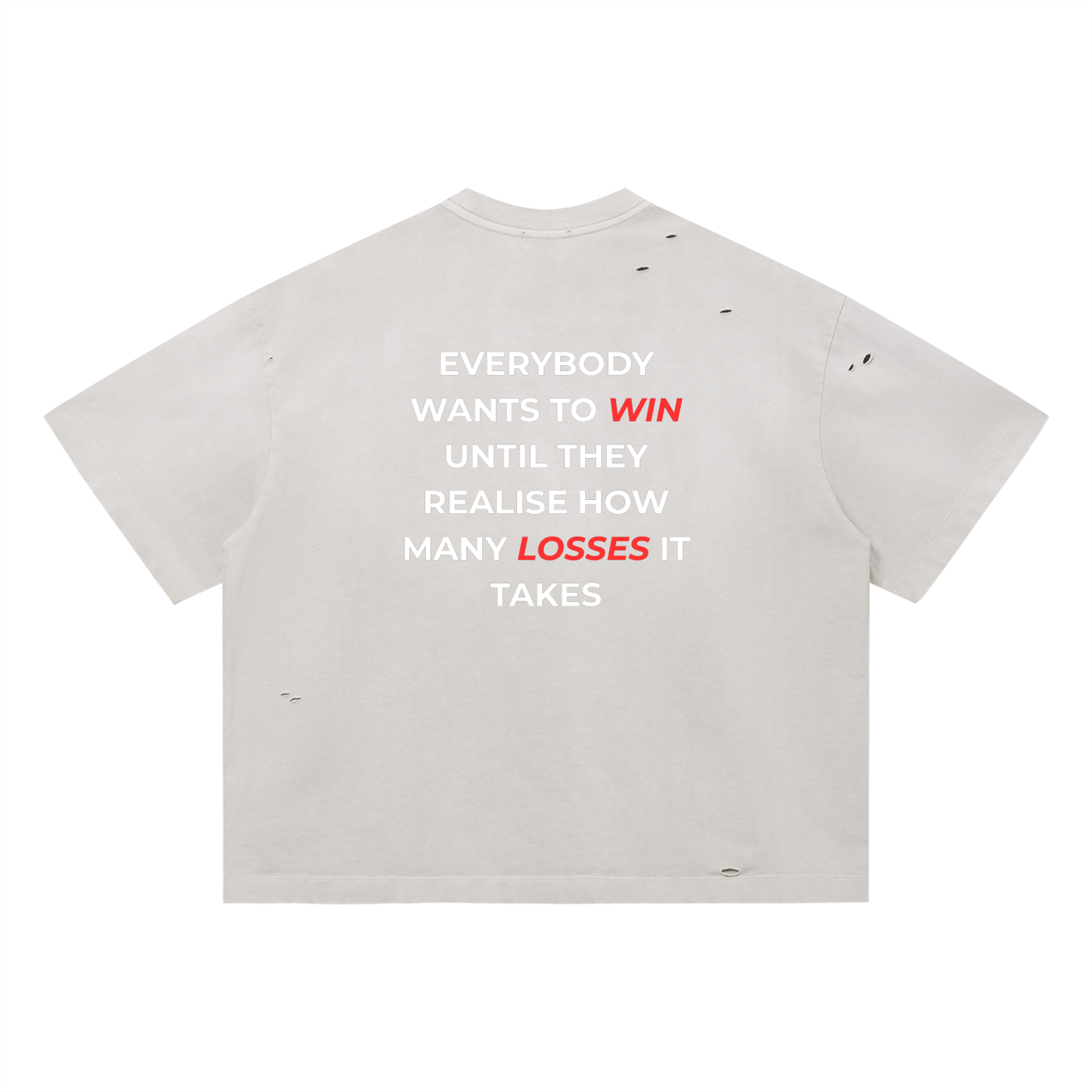 Vintage Washed Distressed Boxy Oversized T-Shirt