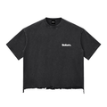 Snow Wash Raw-Hem Boxy T-shirt