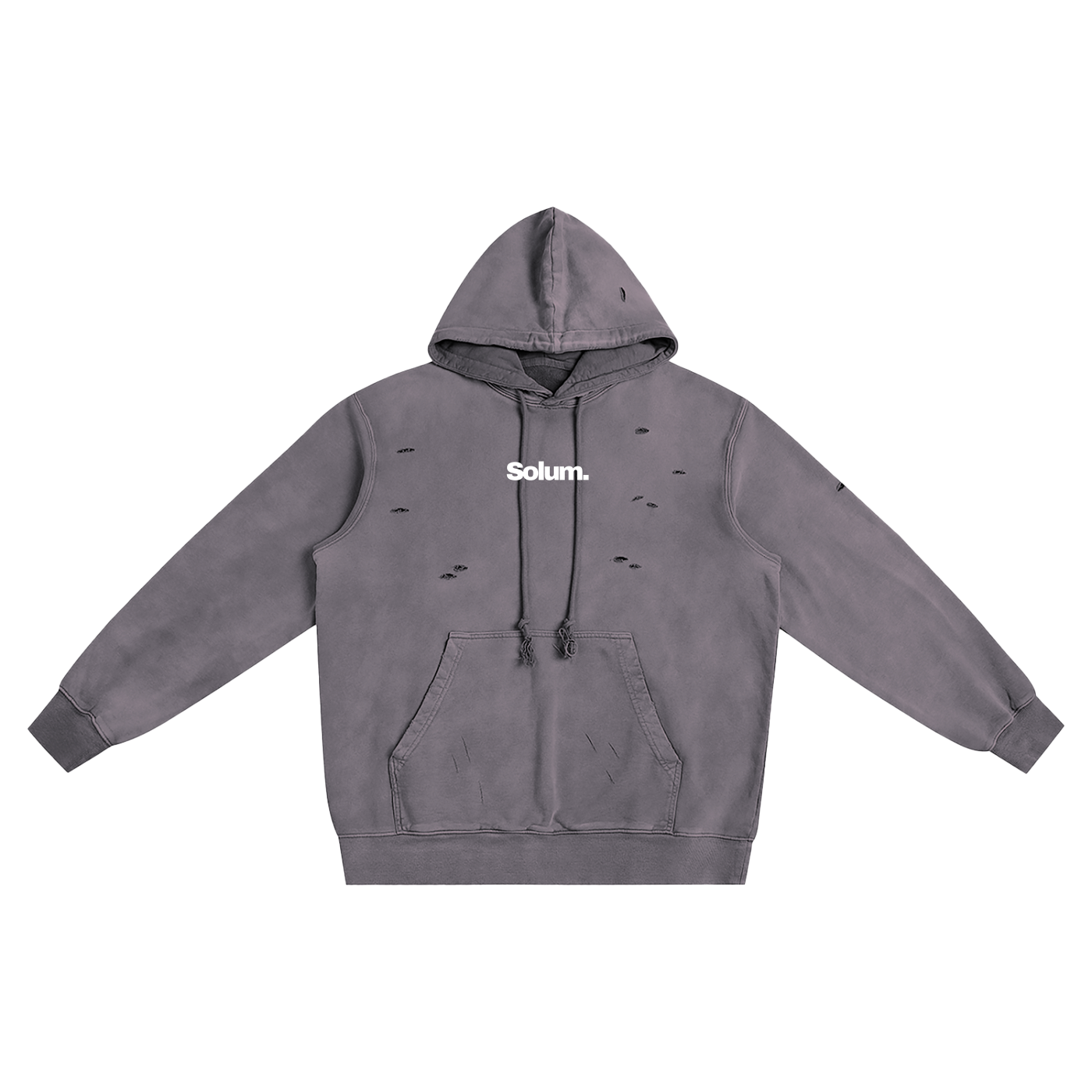 Distressed Vintage Wash Hoodie