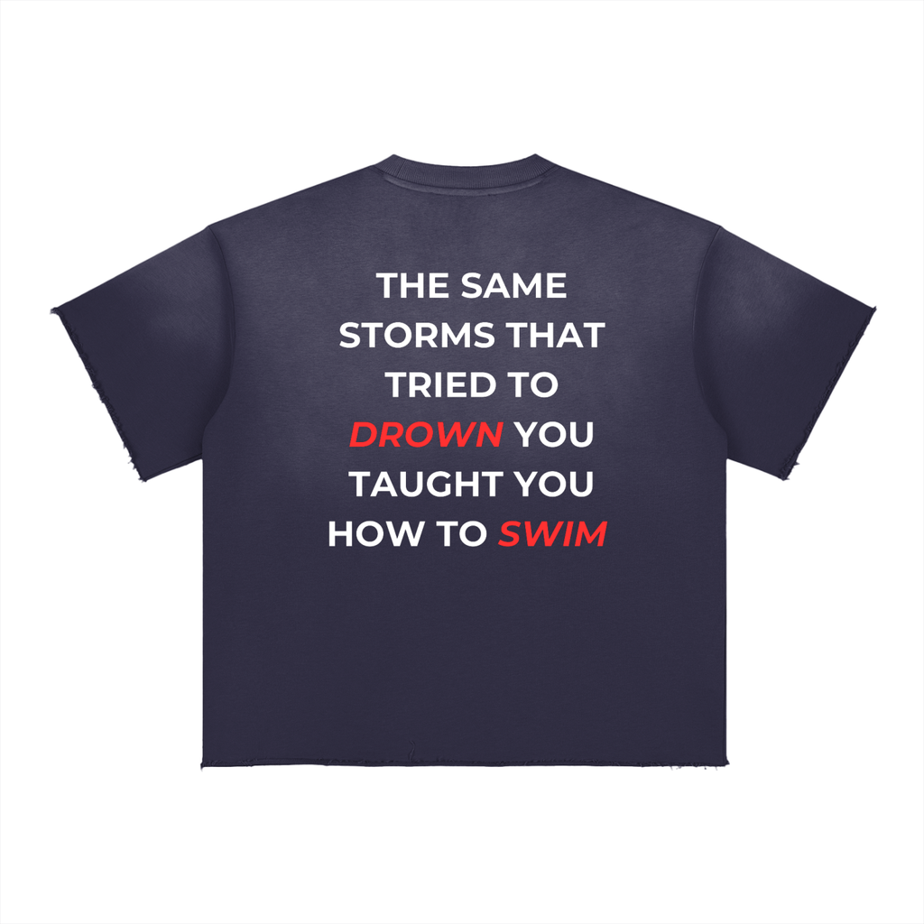 Sun Fade Raw Edge T-Shirt