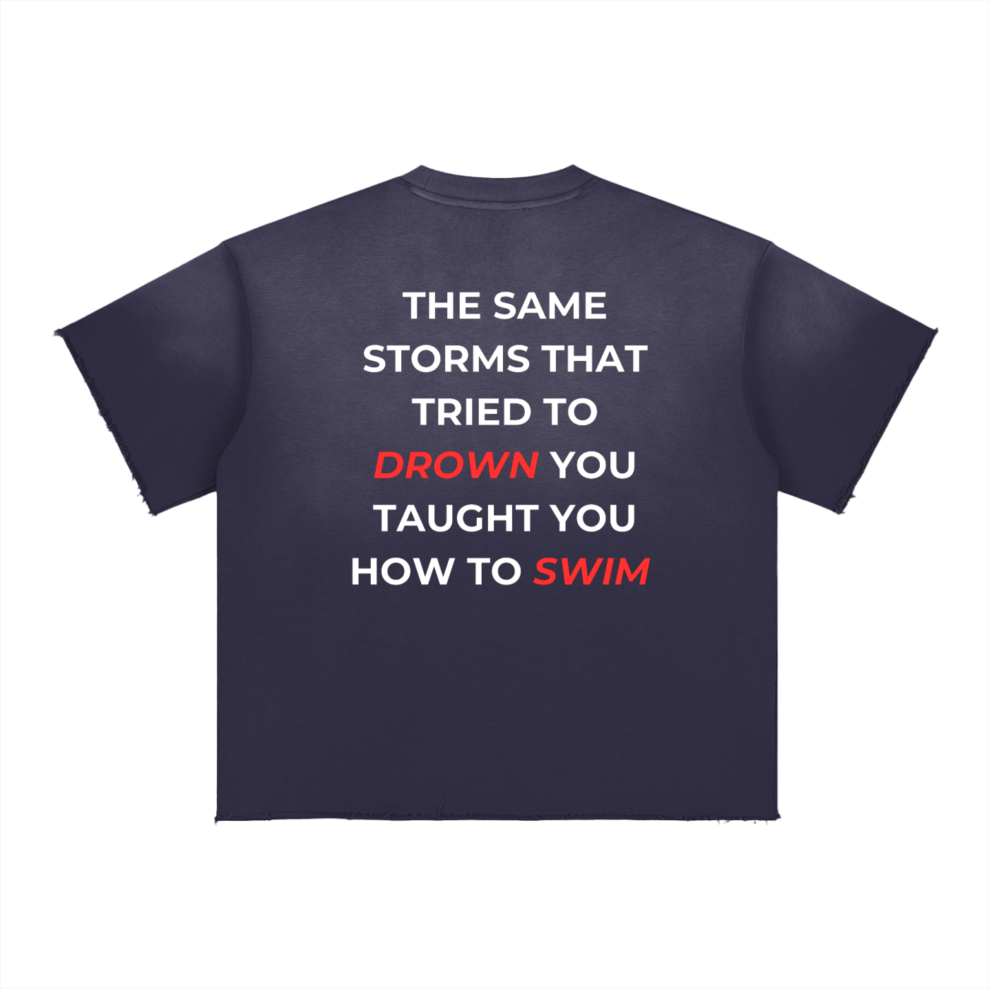 Sun Fade Raw Edge T-Shirt