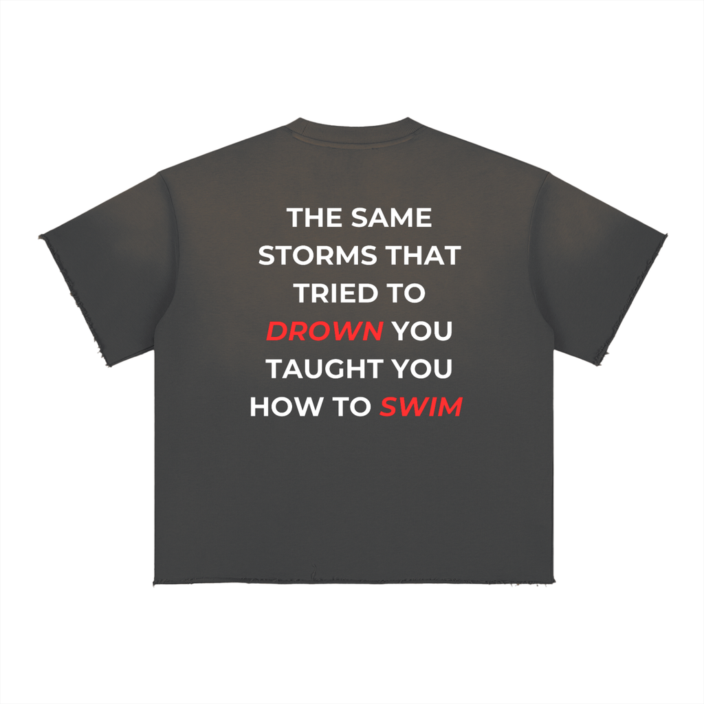 Sun Fade Raw Edge T-Shirt