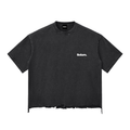 Snow Wash Raw-Hem Boxy T-shirt