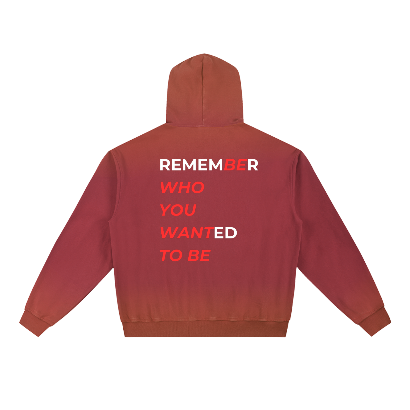 Vintage Washed Gradient Fleece Hoodie