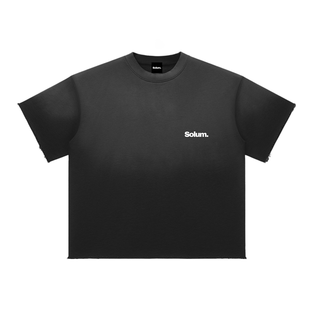 Sun Fade Raw Edge T-Shirt