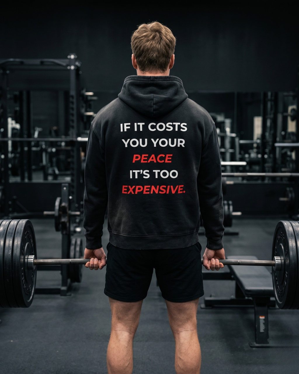 Sun Fade Frayed Fleece Hoodie